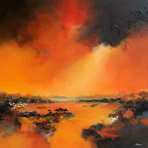 Africa van Cyril Pienon, Schilderij te koop op Singulart