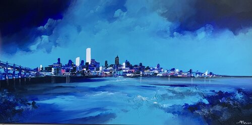 Skyline von Cyril Pienon, Malerei kaufen auf Singulart