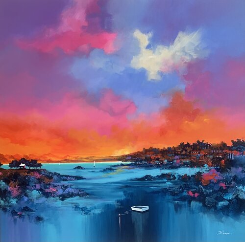 Over the Rainbow van Cyril Pienon, Schilderij te koop op Singulart