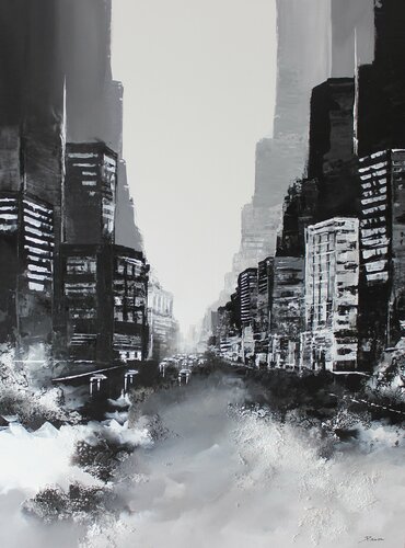 Black City von Cyril Pienon, Malerei kaufen auf Singulart