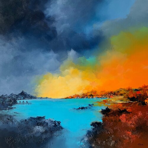 Bora-Bora van Cyril Pienon, Schilderij te koop op Singulart