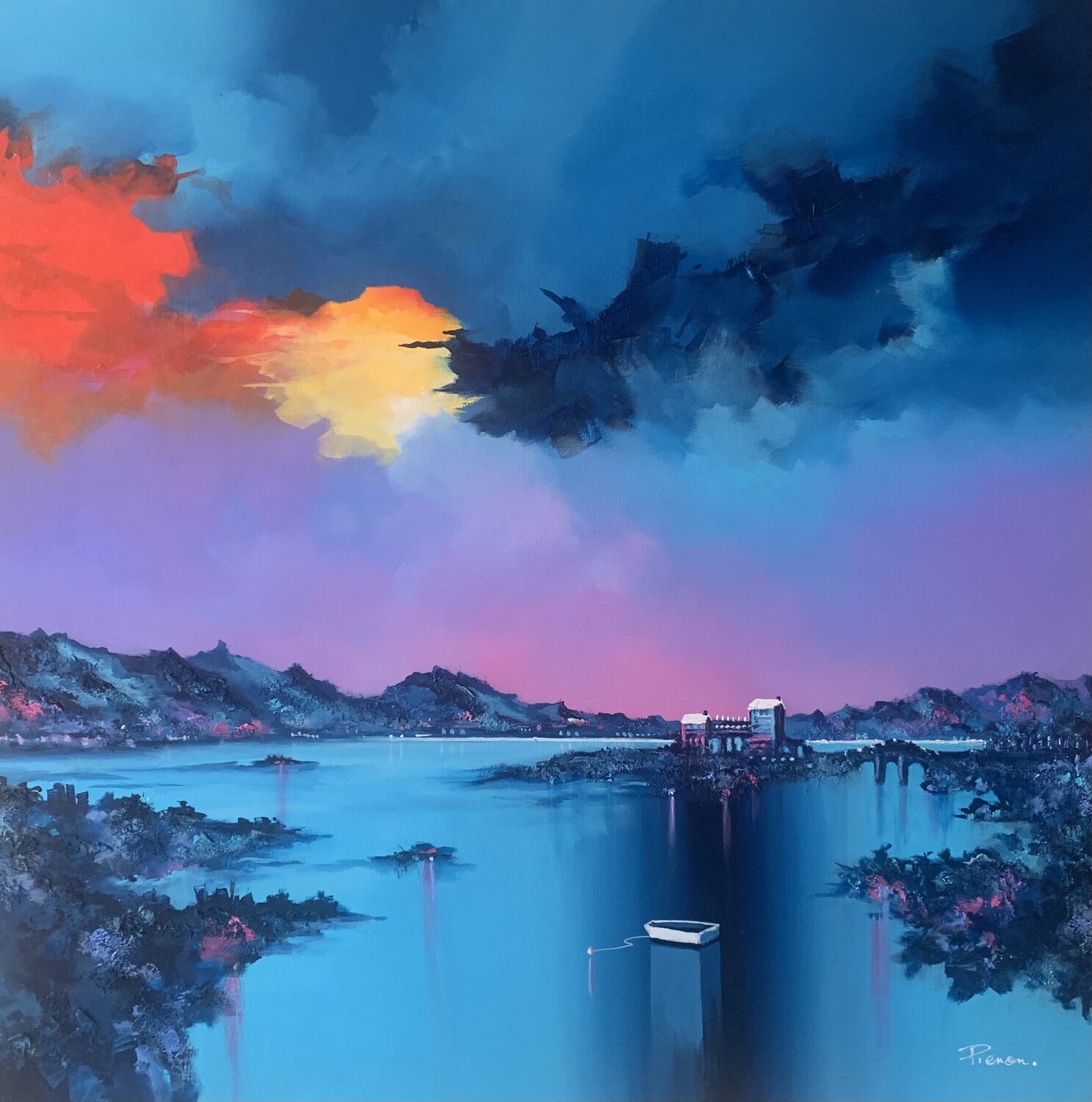 Highlands Cyril Pienon Original painting for sale