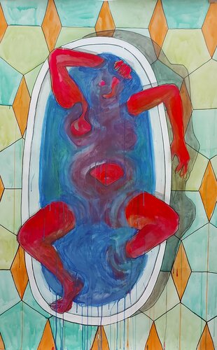 Baigneur 3 by Baptiste Laurent, Work on Paper for Sale on Singulart