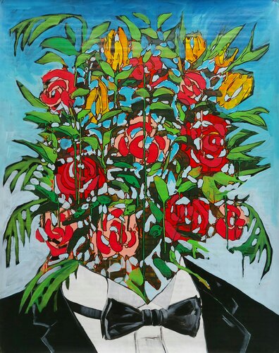 Smoking Flowers van Baptiste Laurent, Werk op papier te koop op Singulart