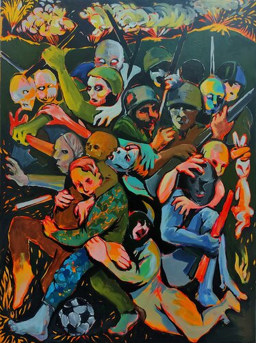 Allons-nous enfants di Baptiste Laurent, Pittura in vendita su Singulart