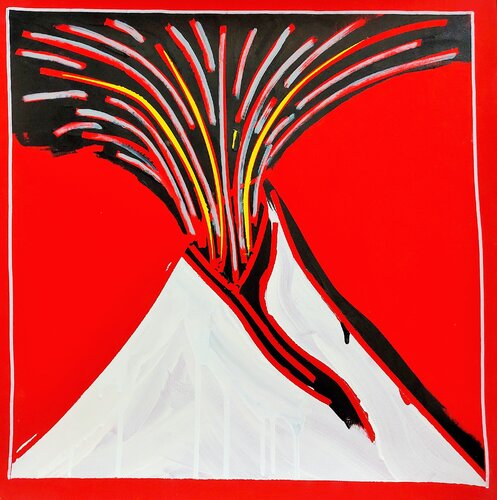 Volcan de Baptiste Laurent, Obra en papel a la venta en Singulart
