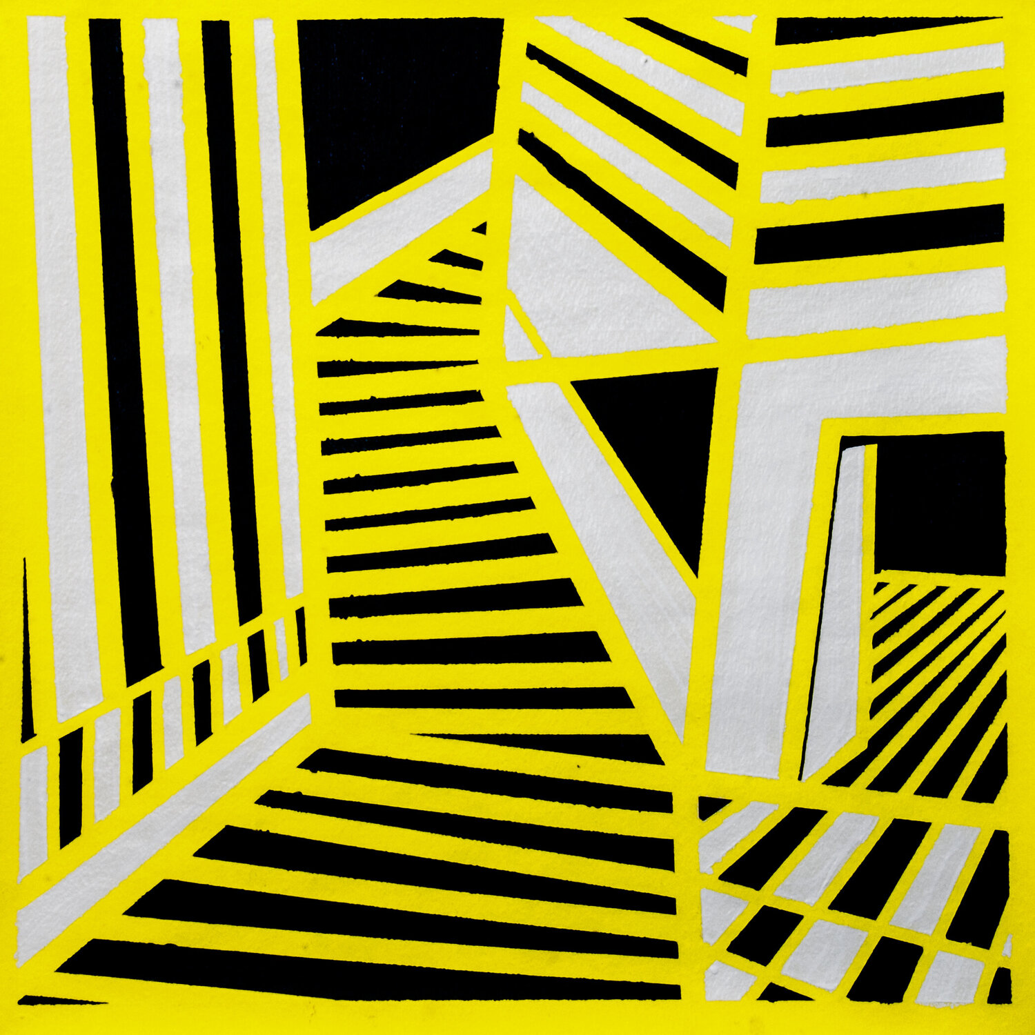 Yellow stairs Baptiste Laurent