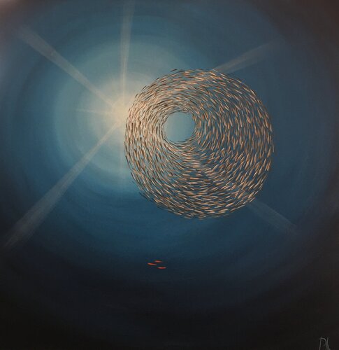 Los tres peces rojos II Paco Muñoz Santana