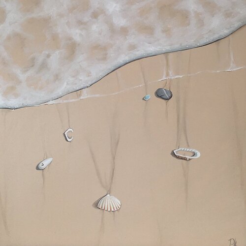 Mini Le pas des amants par Paco Muñoz Santana, Peinture en vente sur Singulart