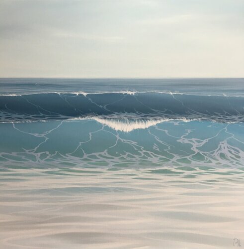 Índigo I van Paco Muñoz Santana, Schilderij te koop op Singulart