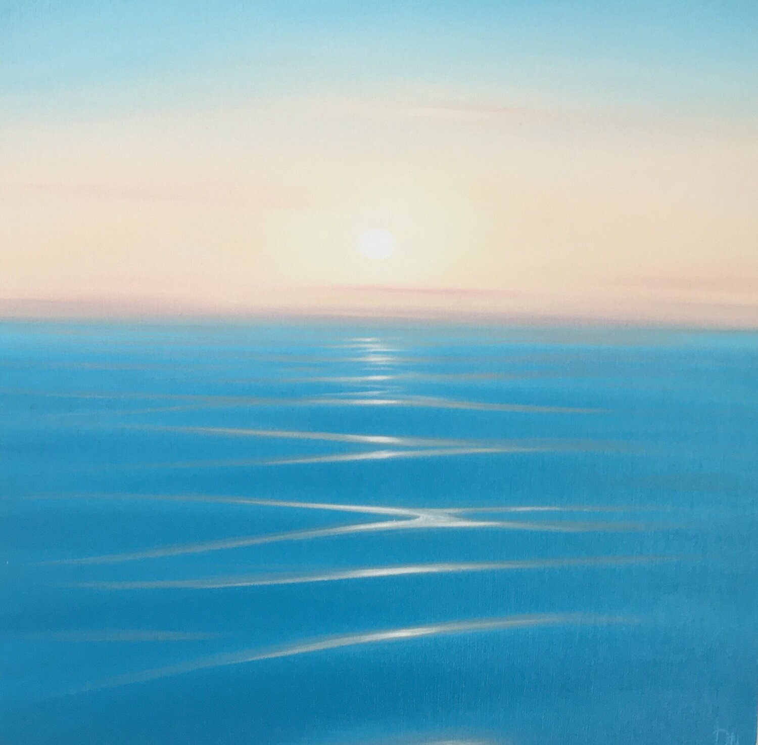 Mini III Alba di Paco Muñoz Santana (2024): Pittura a Olio su Legno -  Singulart, image size:1500x1473