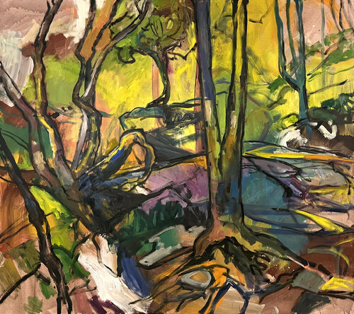 Craggy Gardens, Passage to the Summit di David Sheldon, Pittura in vendita su Singulart