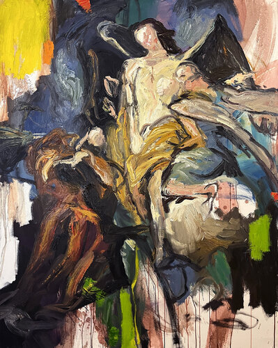 Angels (after Tiepolo) de David Sheldon, Pintura a la venta en Singulart