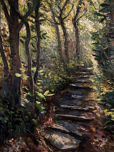 Higher Ground di David Sheldon, Pittura in vendita su Singulart