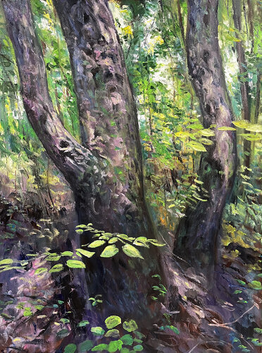 Tranquil Forest by David Sheldon, Painting for Sale on Singulart