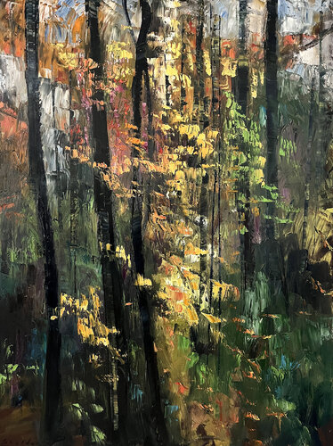 Autumn Light, After the Storm di David Sheldon, Pittura in vendita su Singulart