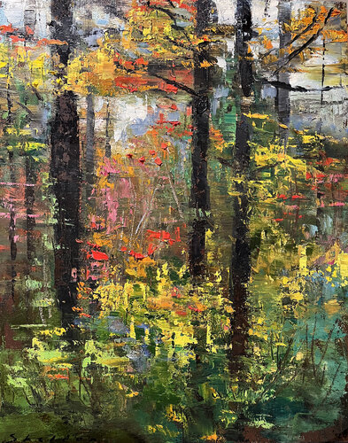 Autumn Dream (Study) di David Sheldon, Pittura in vendita su Singulart