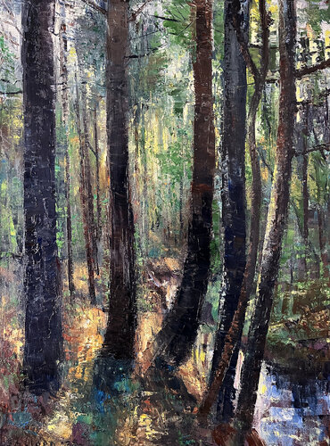 Memory of a Forest von David Sheldon, Malerei kaufen auf Singulart