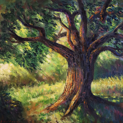 Tree of Light di David Sheldon, Pittura in vendita su Singulart