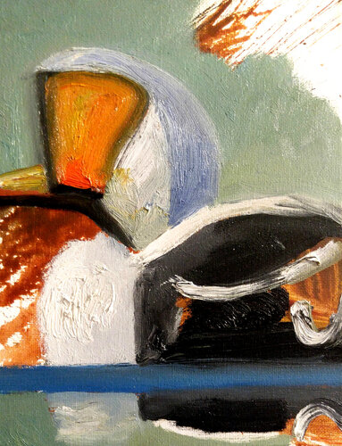 King Eider di David Sheldon, Pittura in vendita su Singulart
