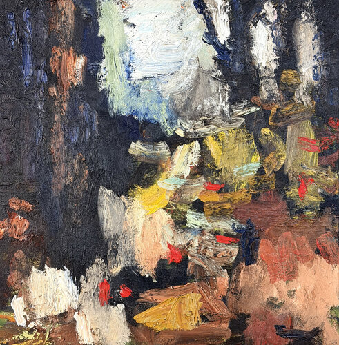 Autumn by David Sheldon, 油畫 for Sale on Singulart