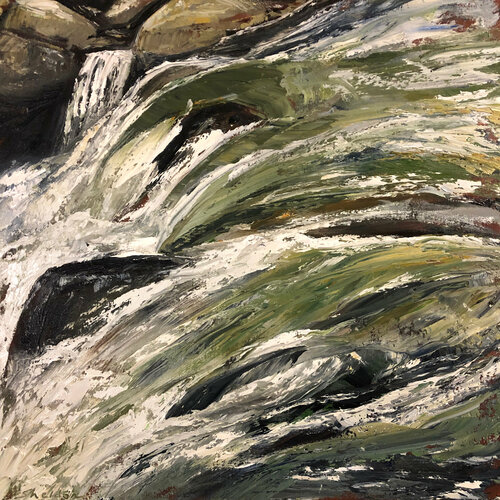 Green River Flow di David Sheldon, Pittura in vendita su Singulart