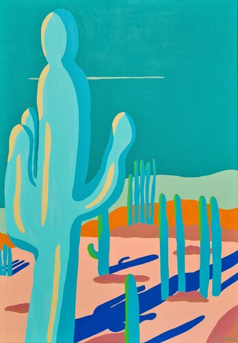 Cactus de Baja van Emilie Chêne, Schilderij te koop op Singulart