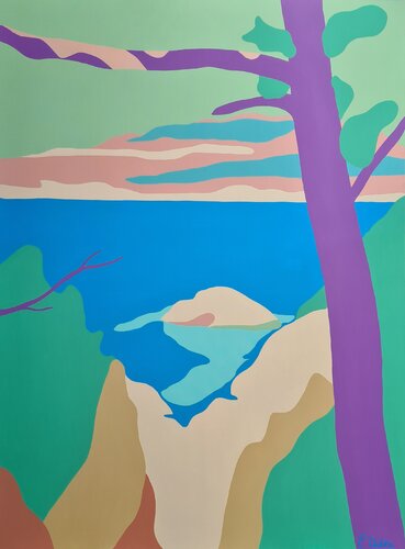 Walk to Limnii van Emilie Chêne, Schilderij te koop op Singulart