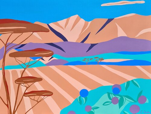 Vivid horizons van Emilie Chêne, Schilderij te koop op Singulart