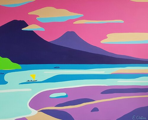 Menjangan van Emilie Chêne, Schilderij te koop op Singulart
