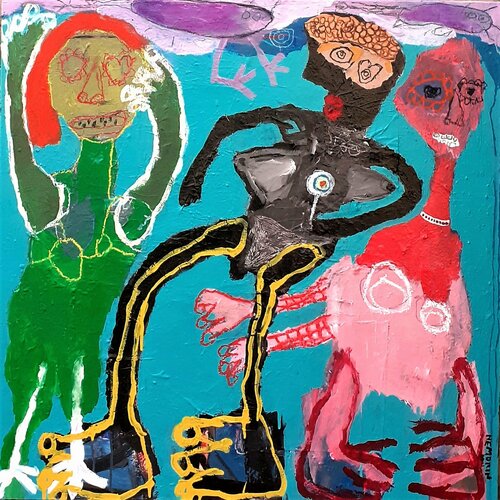 Ne perd pas pied von Ronnie NEMORIN, Malerei kaufen auf Singulart