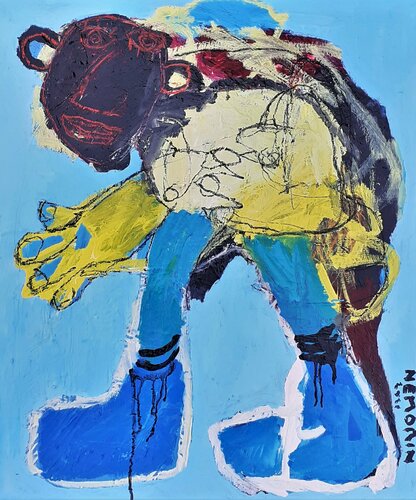 L'esprit triomphe van Ronnie NEMORIN, Schilderij te koop op Singulart