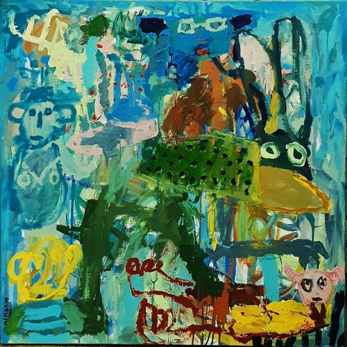 Il est Libre Max di Ronnie NEMORIN, Pittura in vendita su Singulart