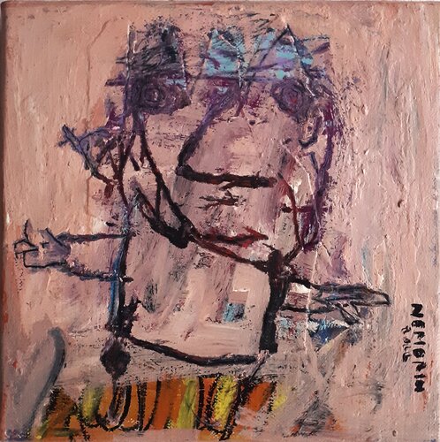 Mon roi est digne van Ronnie NEMORIN, Schilderij te koop op Singulart