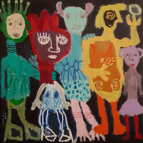 Mon rêve  paradisiaque by Ronnie NEMORIN, Painting for Sale on Singulart