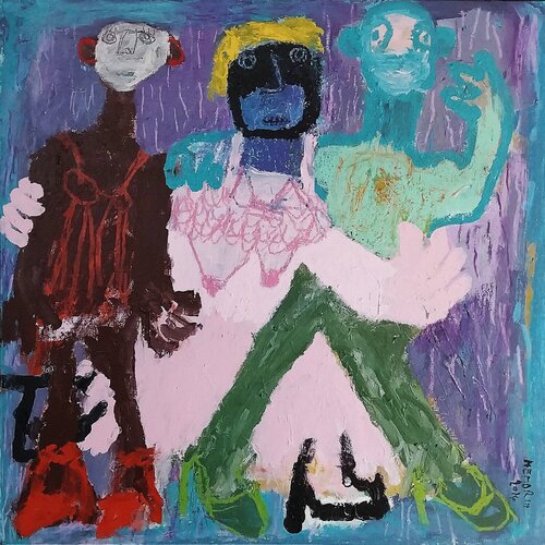 Force Tribale van Ronnie NEMORIN, Schilderij te koop op Singulart
