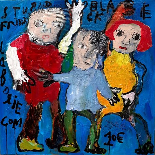 Stupid black friday di Ronnie NEMORIN, Pittura in vendita su Singulart