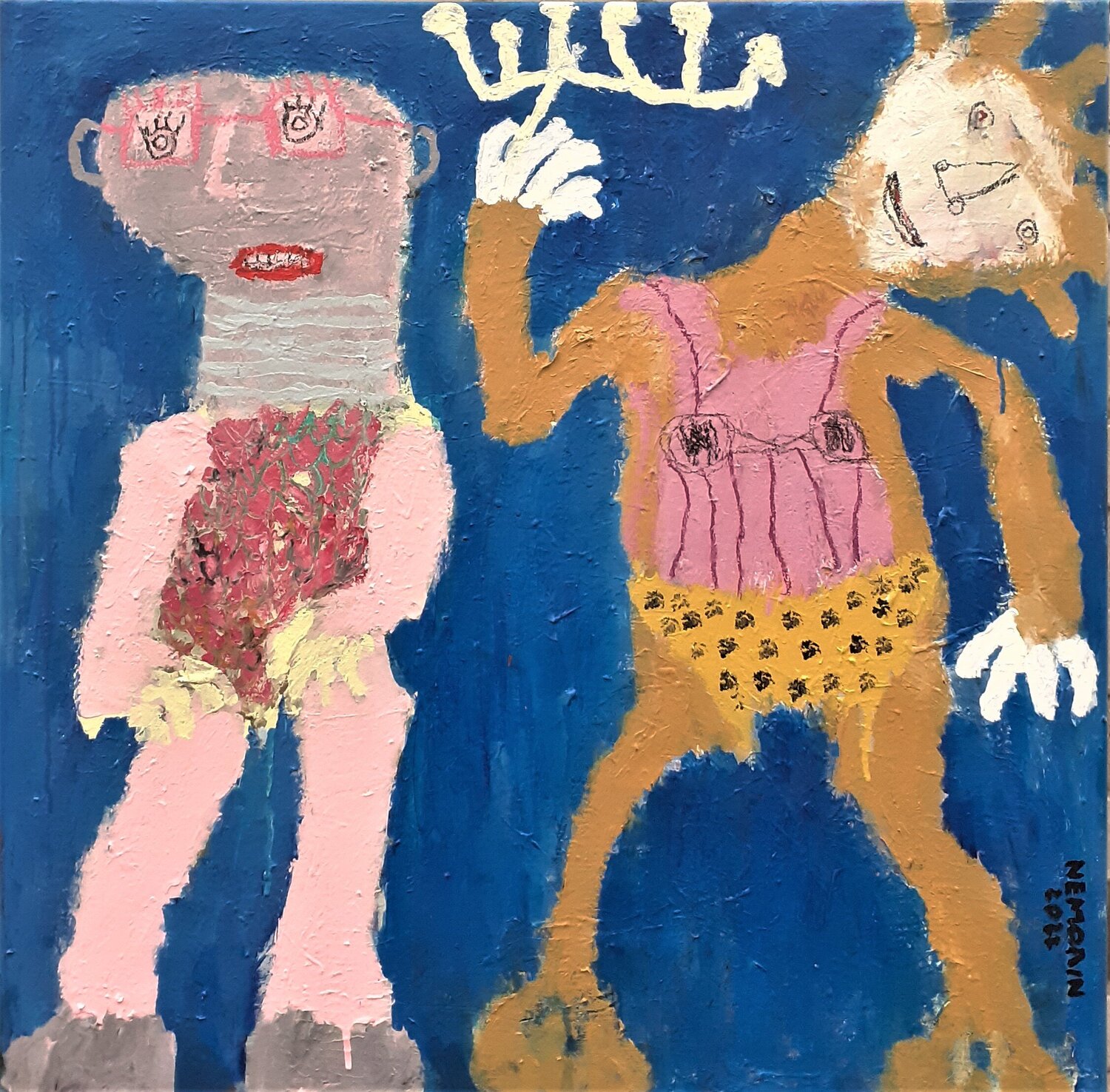 Au bal des Lumieres Ronnie NEMORIN Originalgemälde zu verkaufen