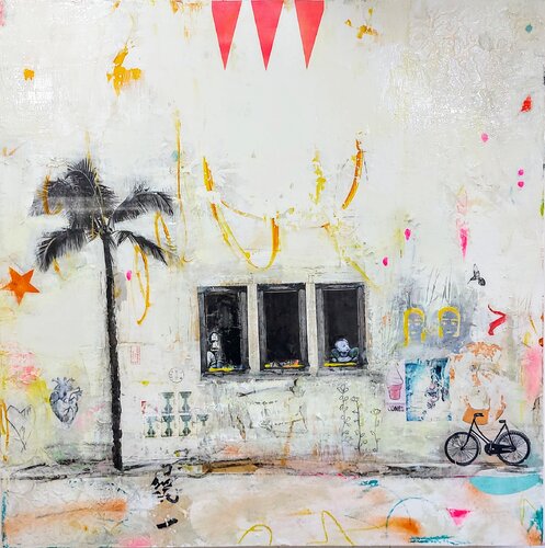 D'ici, on ne voit rien ! di Maryline Lemaitre, Pittura in vendita su Singulart