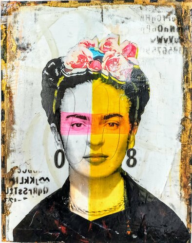 Frida Mandarine van Maryline Lemaitre, Schilderij te koop op Singulart