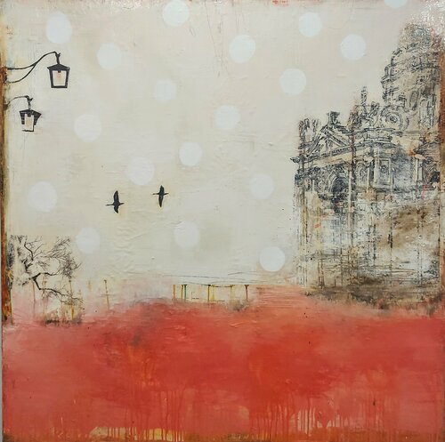 La cité fantôme di Maryline Lemaitre, Pittura in vendita su Singulart