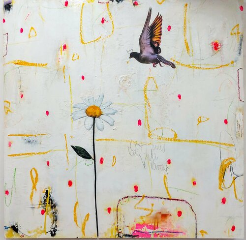 Les jours heureux di Maryline Lemaitre, Pittura in vendita su Singulart