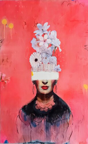 Bouquet van Maryline Lemaitre, Schilderij te koop op Singulart