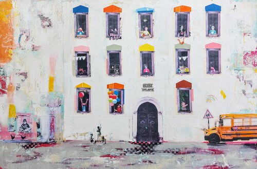 Ecole DELAVIE van Maryline Lemaitre, Schilderij te koop op Singulart