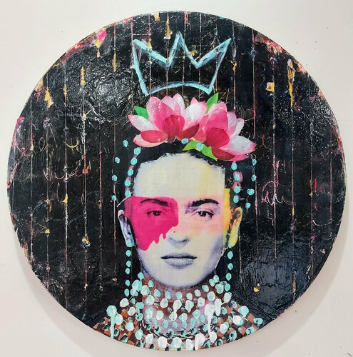 Tribal Frida van Maryline Lemaitre, Schilderij te koop op Singulart