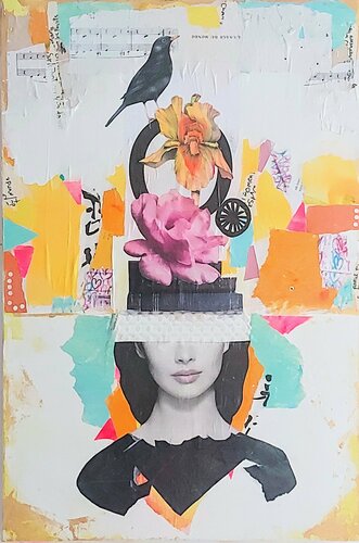 L'usage du monde van Maryline Lemaitre, Schilderij te koop op Singulart
