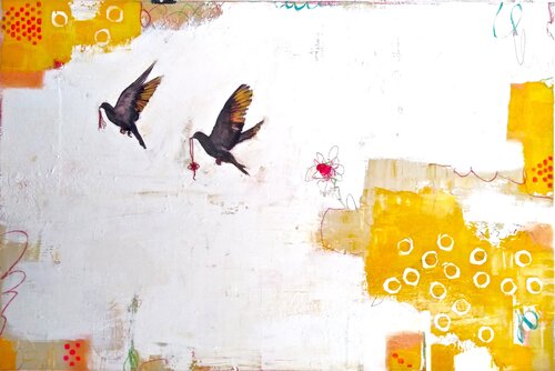 On est partis tous les deux... van Maryline Lemaitre, Schilderij te koop op Singulart