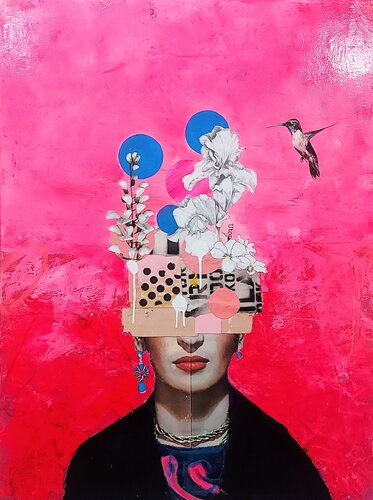 Agitations tropicales van Maryline Lemaitre, Schilderij te koop op Singulart