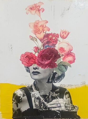 Une étoile filante van Maryline Lemaitre, Schilderij te koop op Singulart