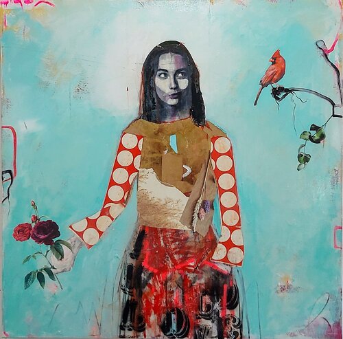 Entre toi et moi van Maryline Lemaitre, Schilderij te koop op Singulart